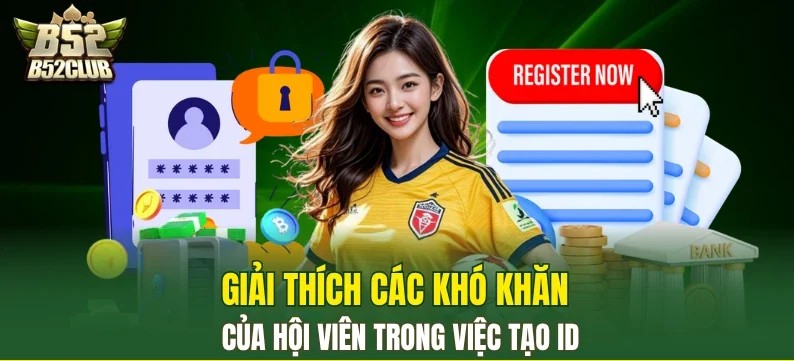 Những vướng mắc thường gặp khi tạo tài khoản tại B52Club